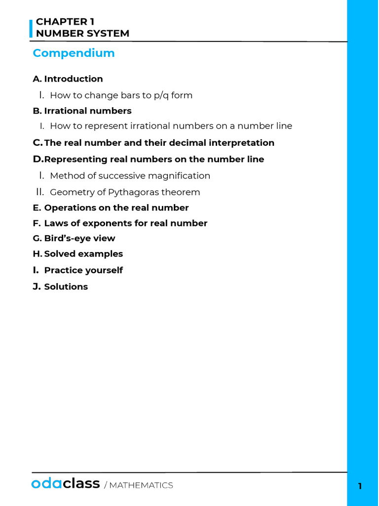 Math Concepts for Students | PDF | Numbers | Rational Number