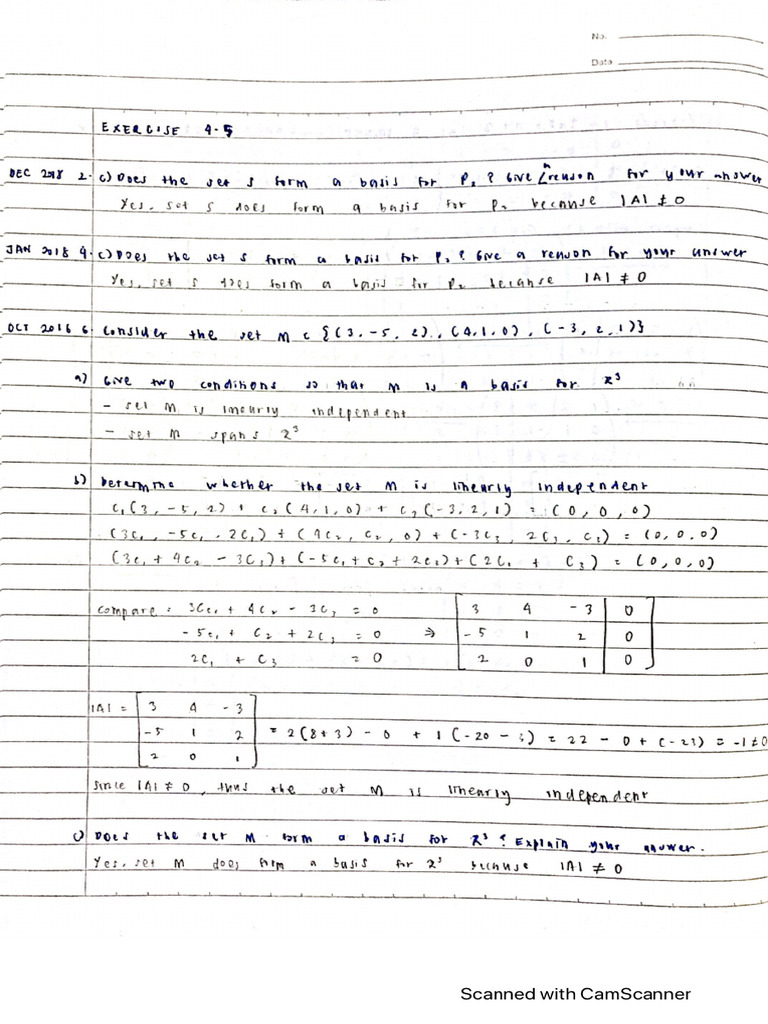 Exercise 4.5 | PDF