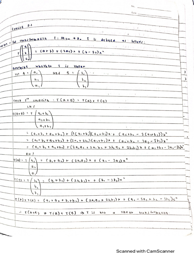 Exercise 5.1 | PDF
