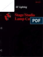 GE Stage and Studio Lamp Catalog 1989