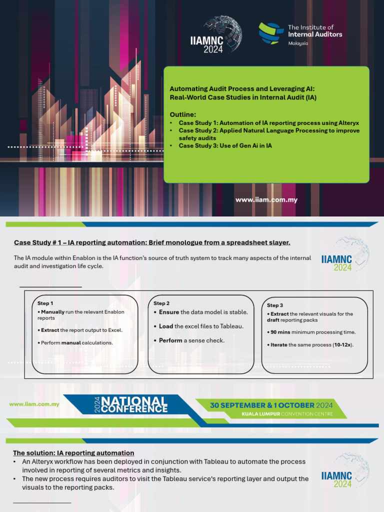 Gen AI Internal Audit Use Cases Awais | PDF | Methodology | Audit