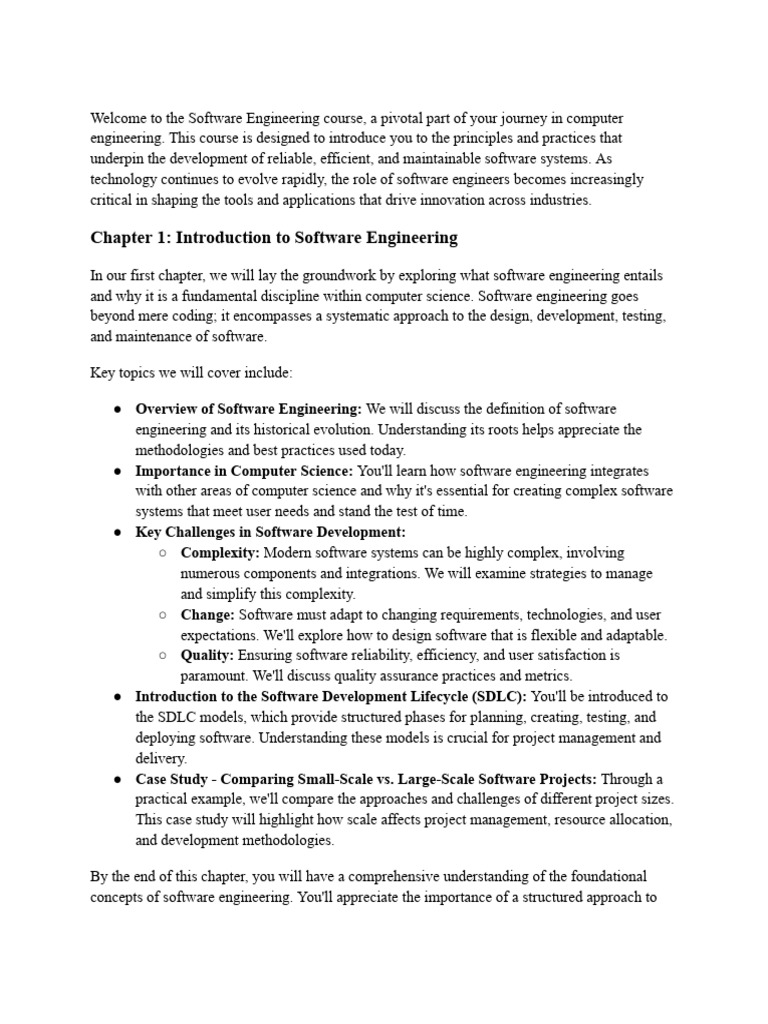 Software Engineering Chap | PDF | Software Development Process ...
