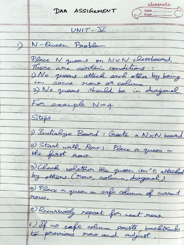 DAA Assignment 5 | PDF