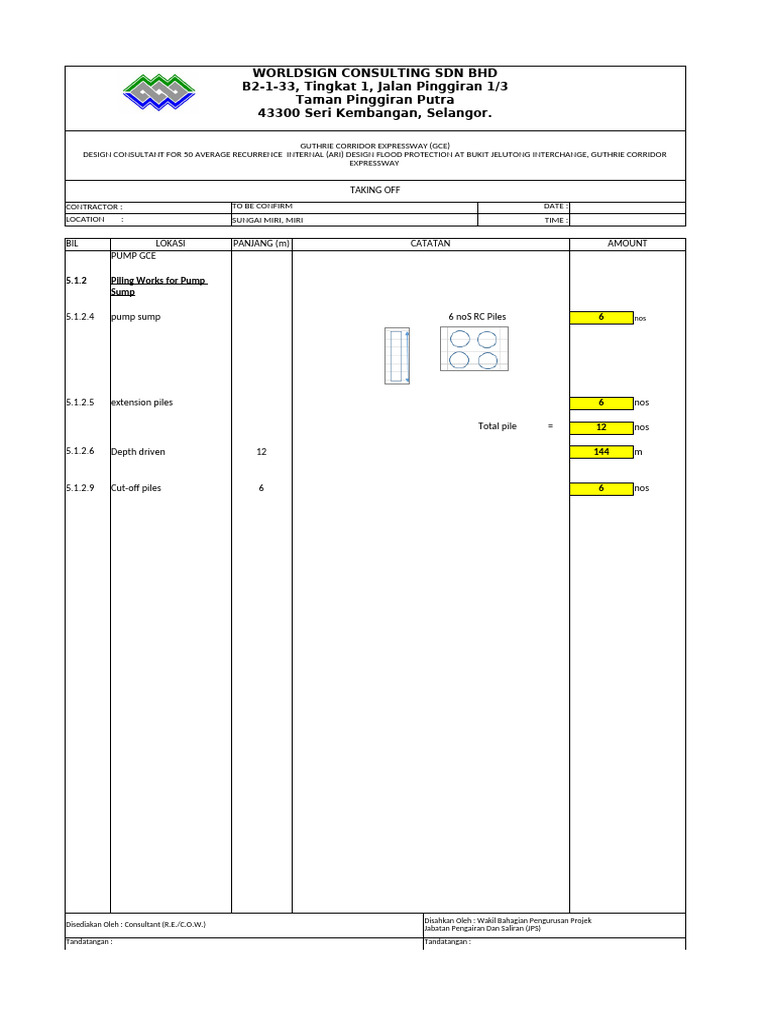4.taking off-LINE A - To Be Update | PDF | Structural Engineering ...