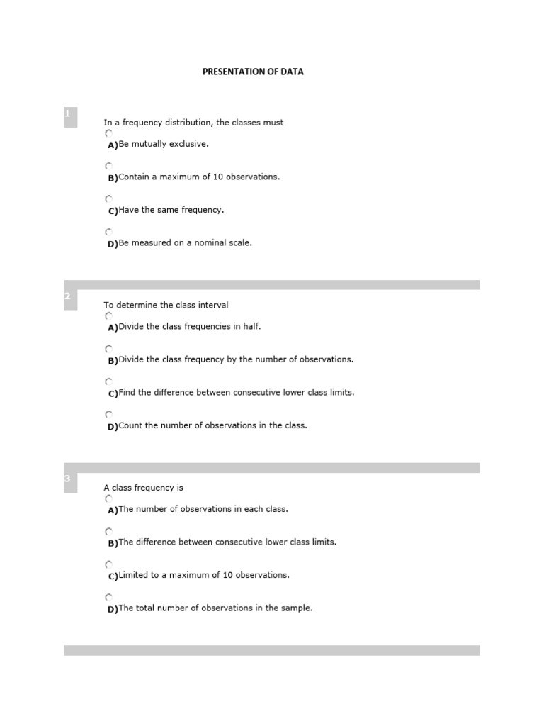 Frequency Distribution Guidelines | PDF | Histogram | Frequency