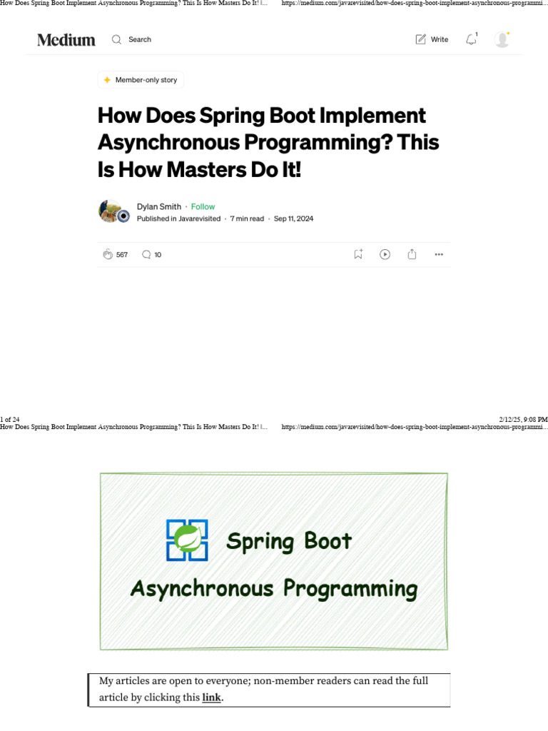 How Does Spring Boot Implement Asynchronous Programming_ This Is How ...