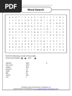 Super Teacher Word Search Puzzle | PDF | Word Search | Word Puzzles