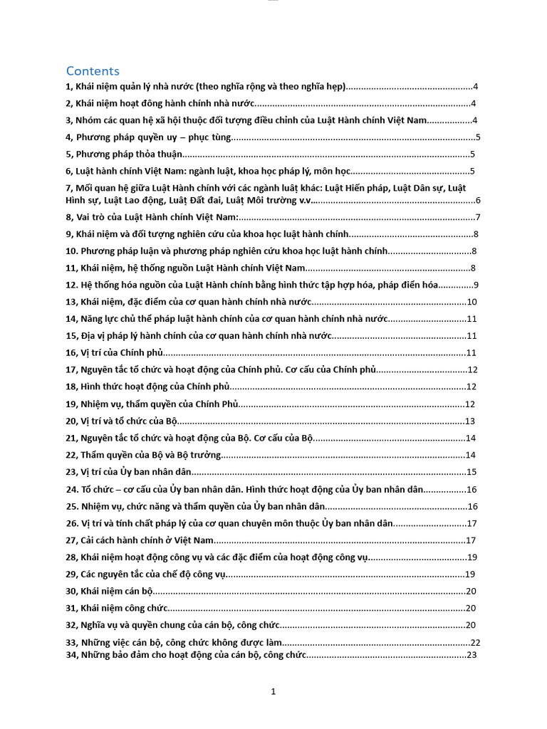 TN TL Luật hành chính | PDF