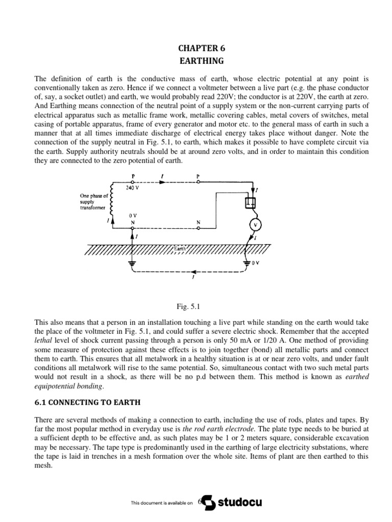 Eathing, Test | PDF | Electrical Wiring | Insulator (Electricity)