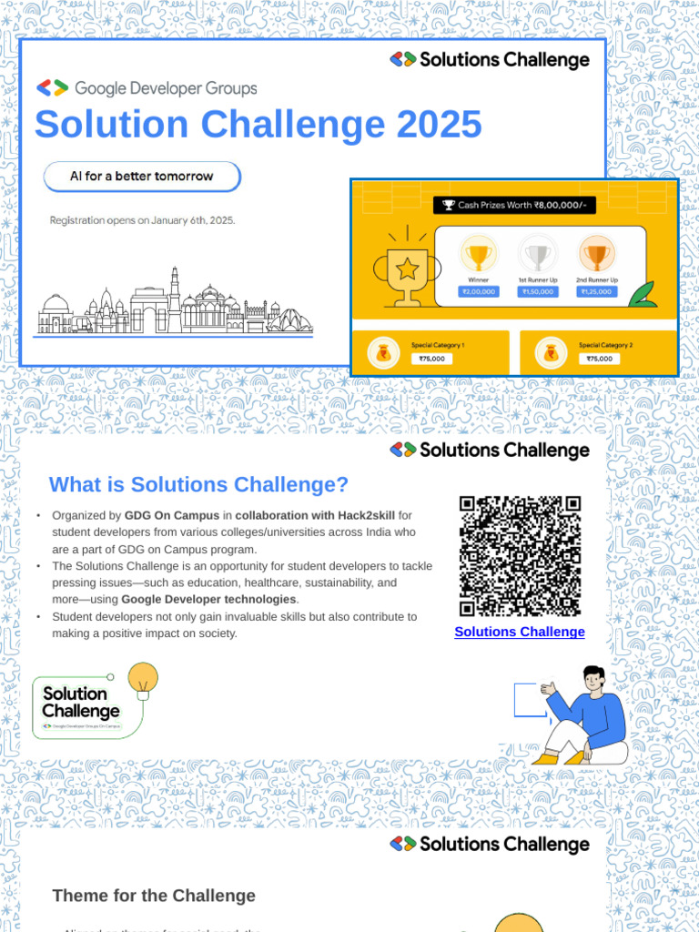 GDG Solutions Challenge 2025 Overview | PDF | Artificial Intelligence ...