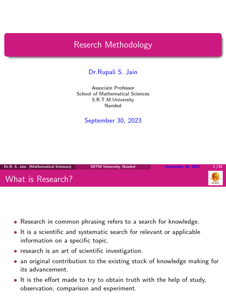 Research Methodology | PDF | Methodology | Hypothesis