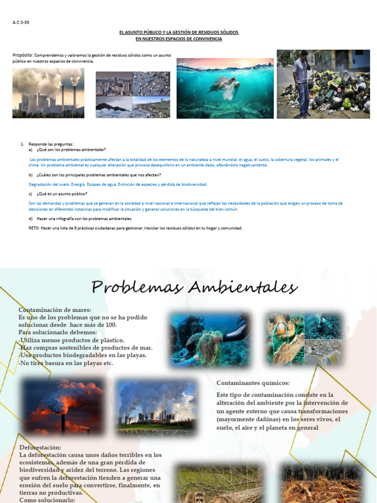 Gestión de Residuos Sólidos en Comunidad | PDF | Residuos | Entorno natural