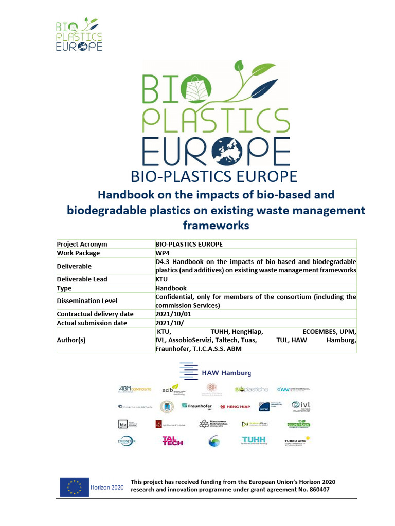 Bpe Handbook Public | PDF | Biodegradation | Waste Management
