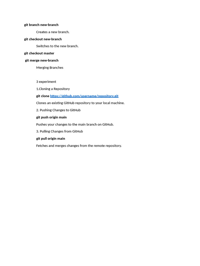 Git Branch | PDF