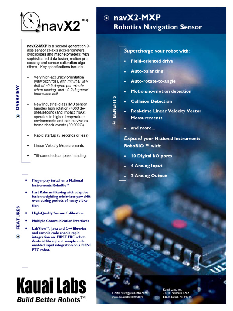 NavX2 MXP Datasheet V2 | PDF | Computer Engineering | Computing