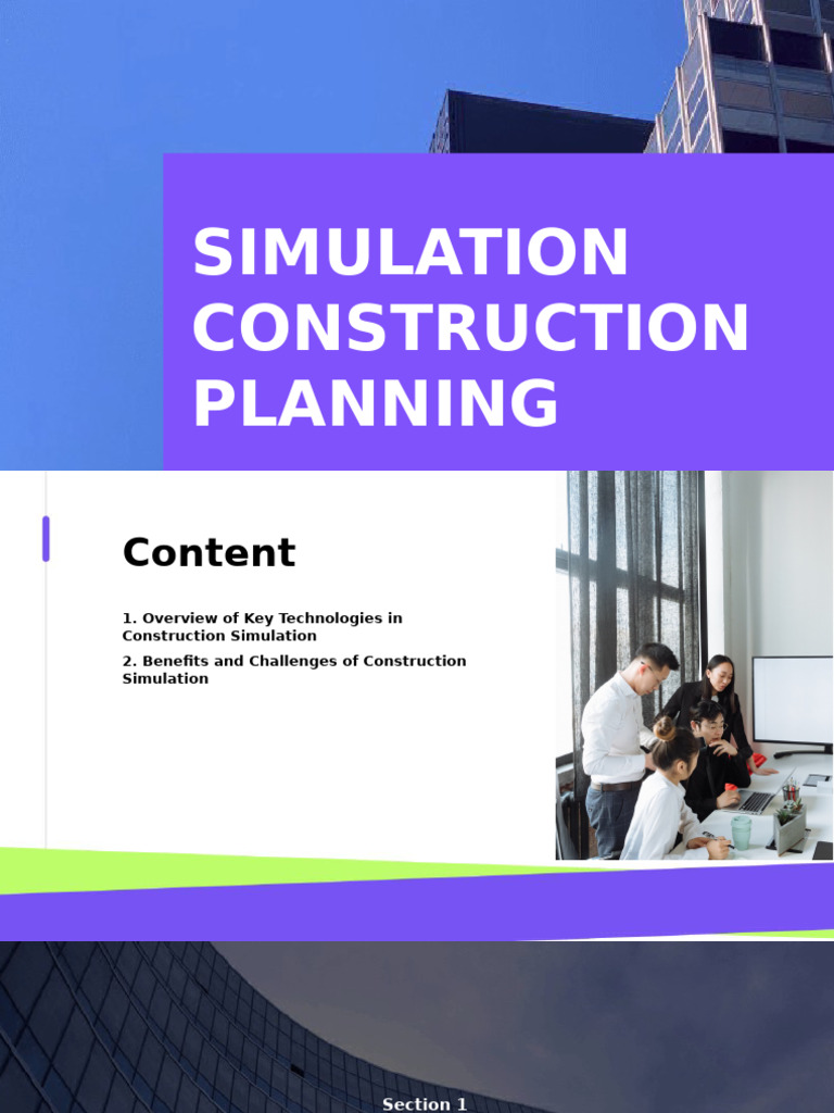 Advancements in Construction Simulation | PDF | Simulation | Building ...
