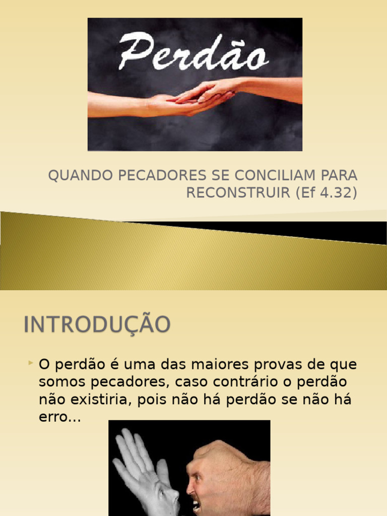 Desenho sobre o Perdão e Reconciliação | PDF | Pecado | Perdão
