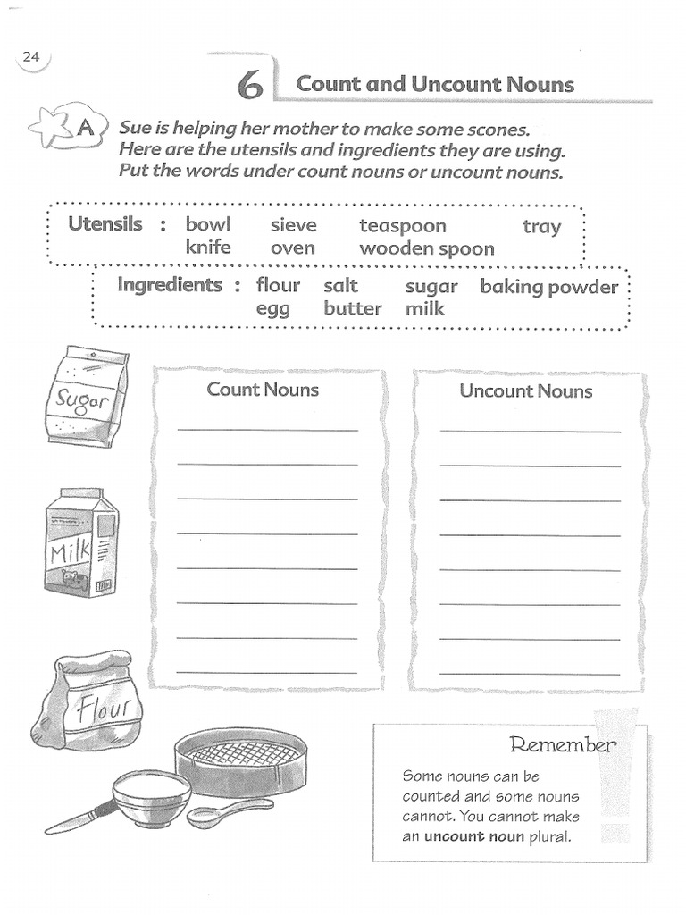 U6-Count and Uncount Nouns | PDF