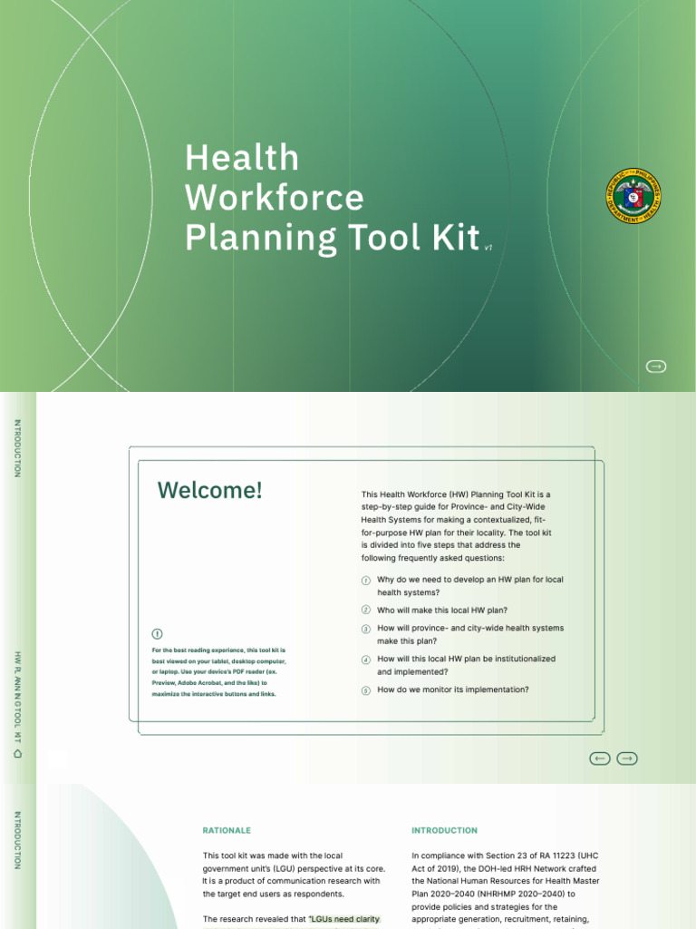 Health Workforce Planning Toolkit Guide | PDF | Health Professional