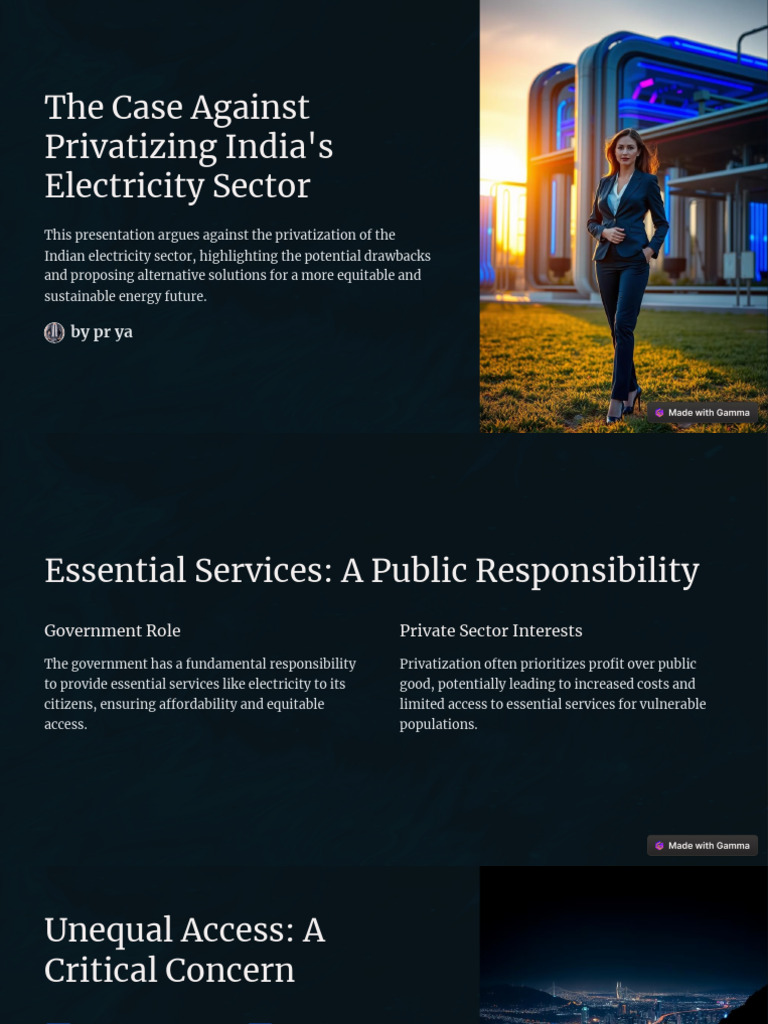 Against Privatizing India's Electricity | PDF | Smart Grid | Sustainability