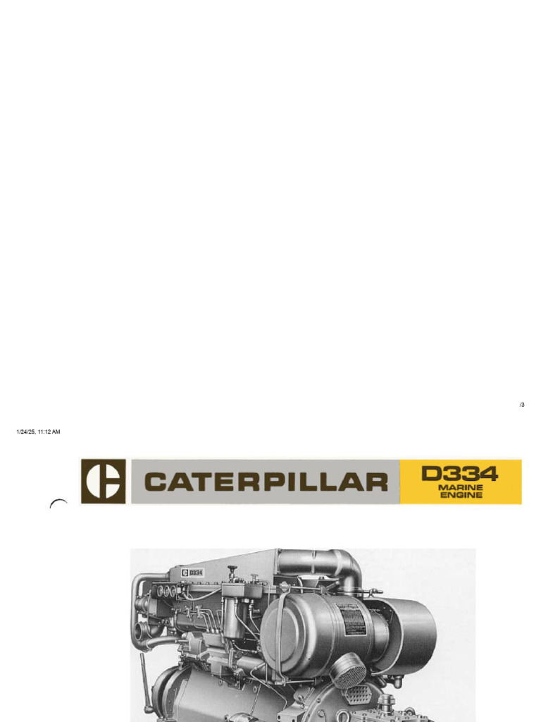 Cat D344 | PDF