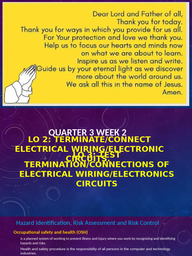 3rd Quarter Last Lesson | PDF | Electrical Connector | Electrical Conductor