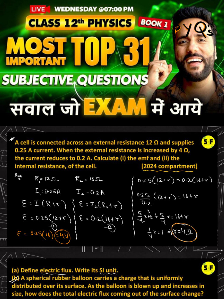 12th Subjective Questions | PDF