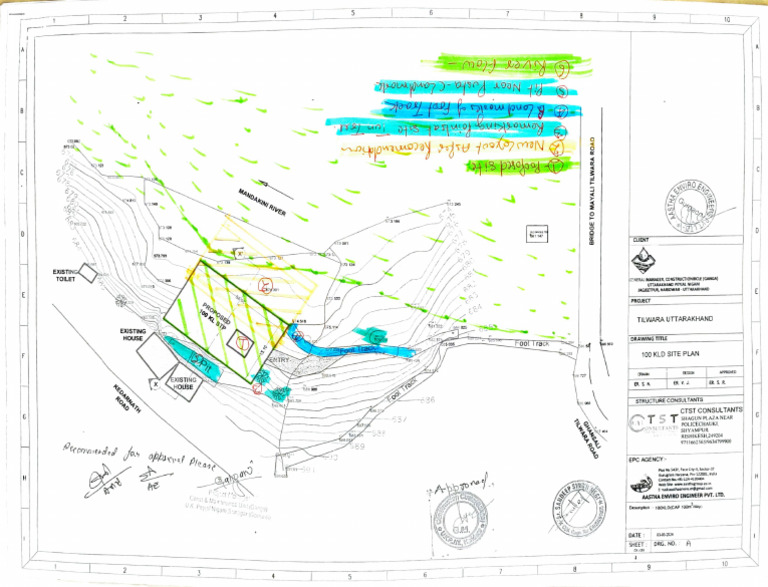 100 KLD Site Plan Drawing | PDF