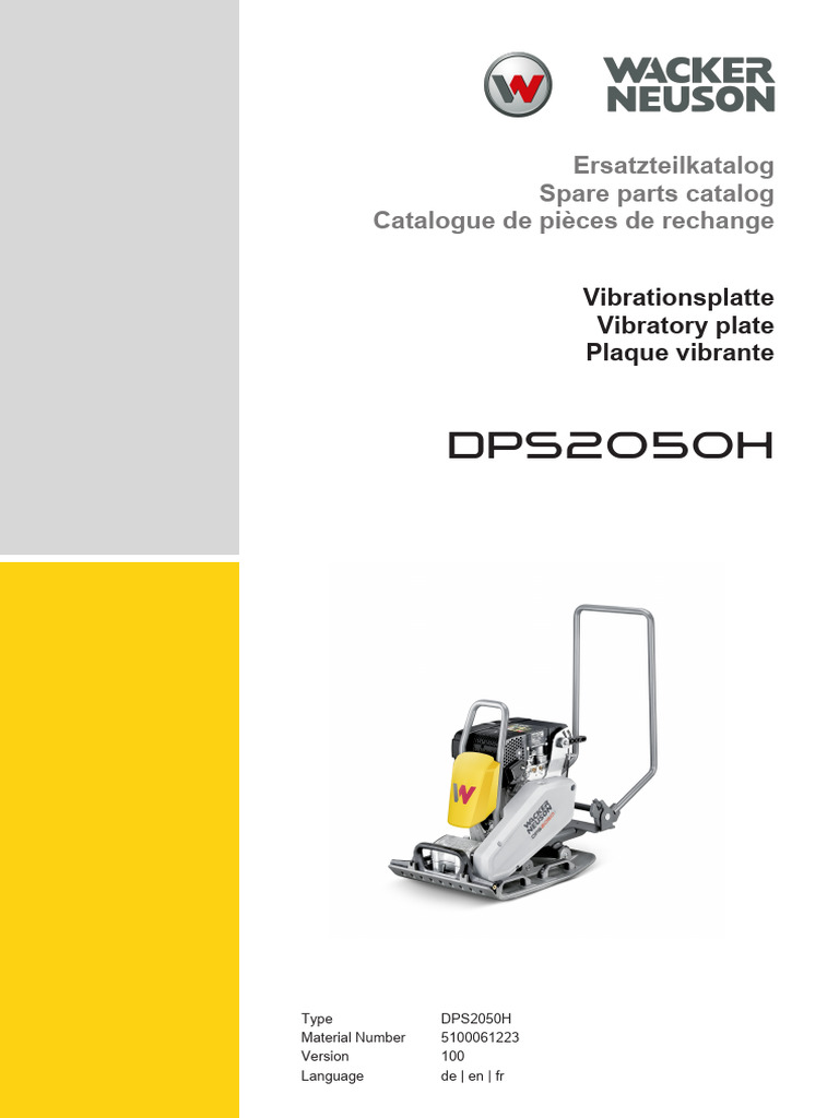 WACKER DPS2050 | PDF