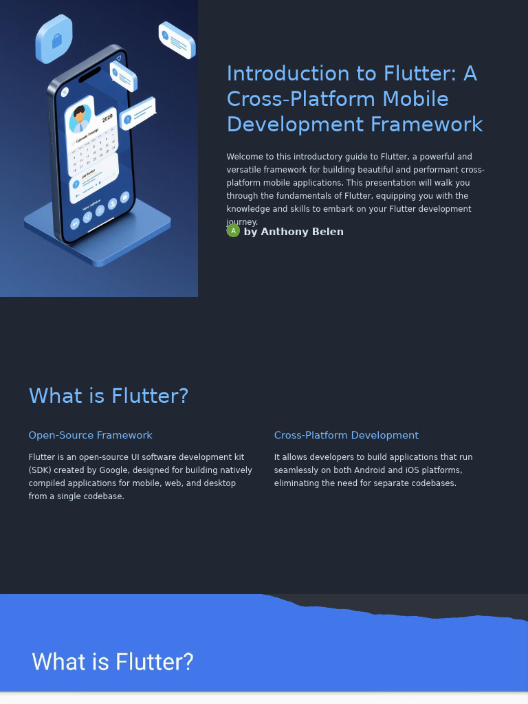Flutter Basics for Mobile Development | PDF | Cross Platform Software ...