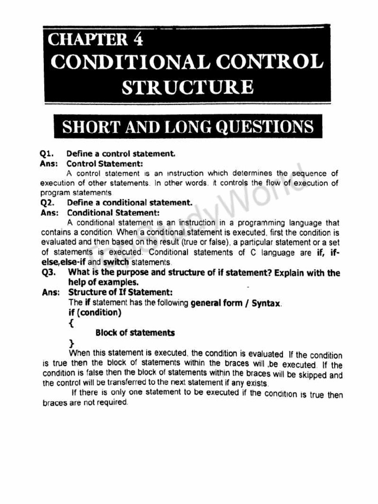 Chap4 Notes 10th Comp | PDF