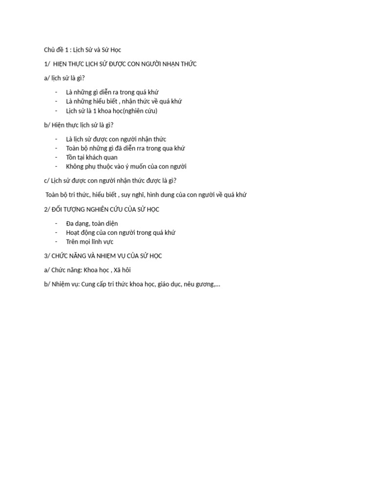 Lich Su | PDF