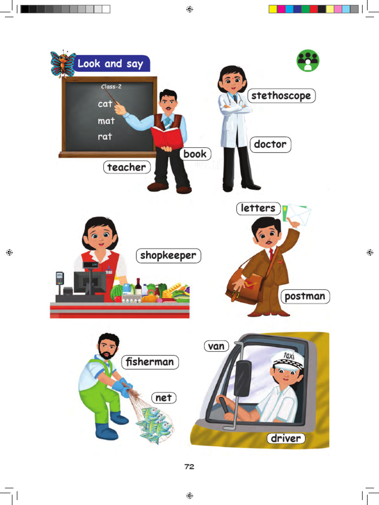 Professions and Helpers Vocabulary | PDF