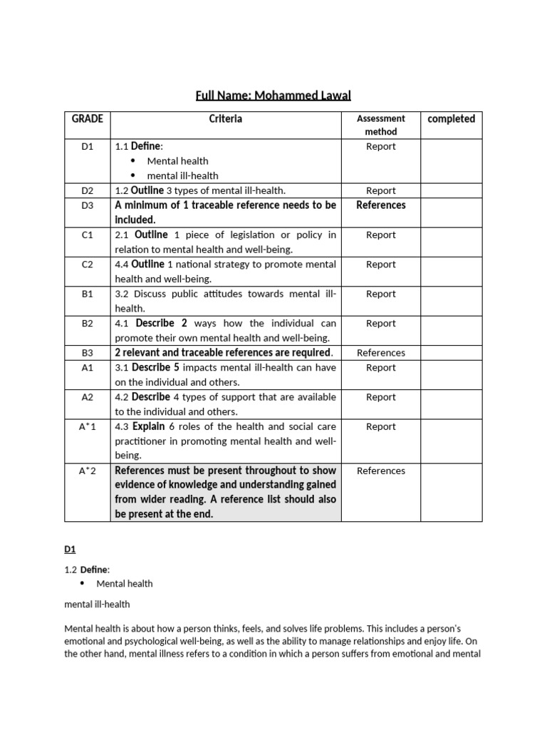 Understanding Mental Health and Legislation | PDF | Mental Disorder ...