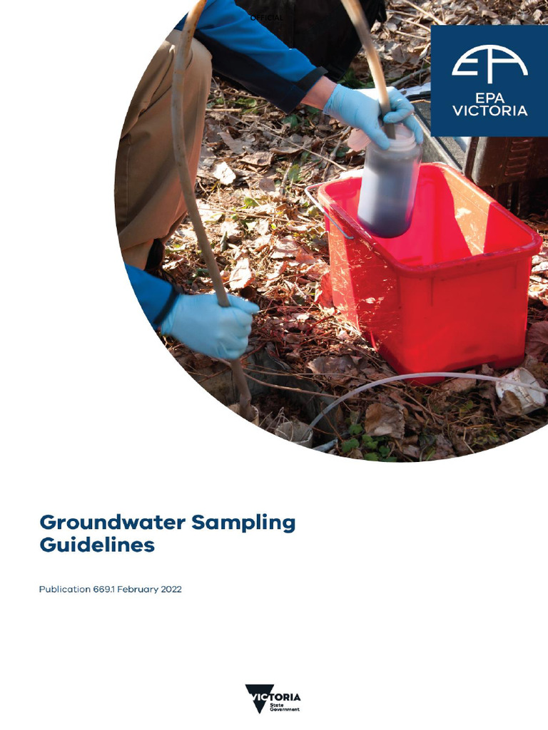 Groundwater Sampling Guidelines | PDF | Hydrogeology | Groundwater