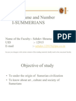 Lecture 1 Sumerians