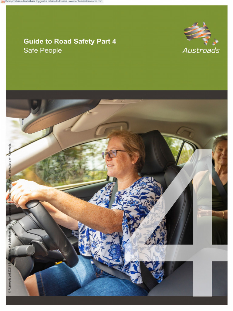 AGRS04-24 Guide To Road Safety Part 4 Safe People - En.id | PDF