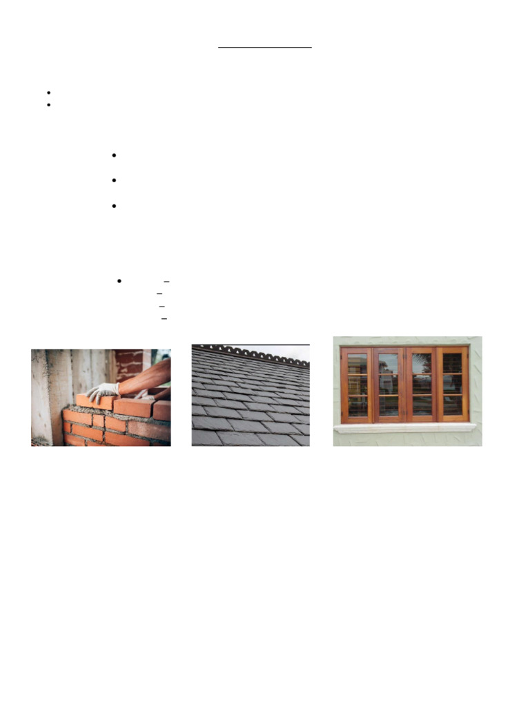 House Construction Materials Guide | PDF
