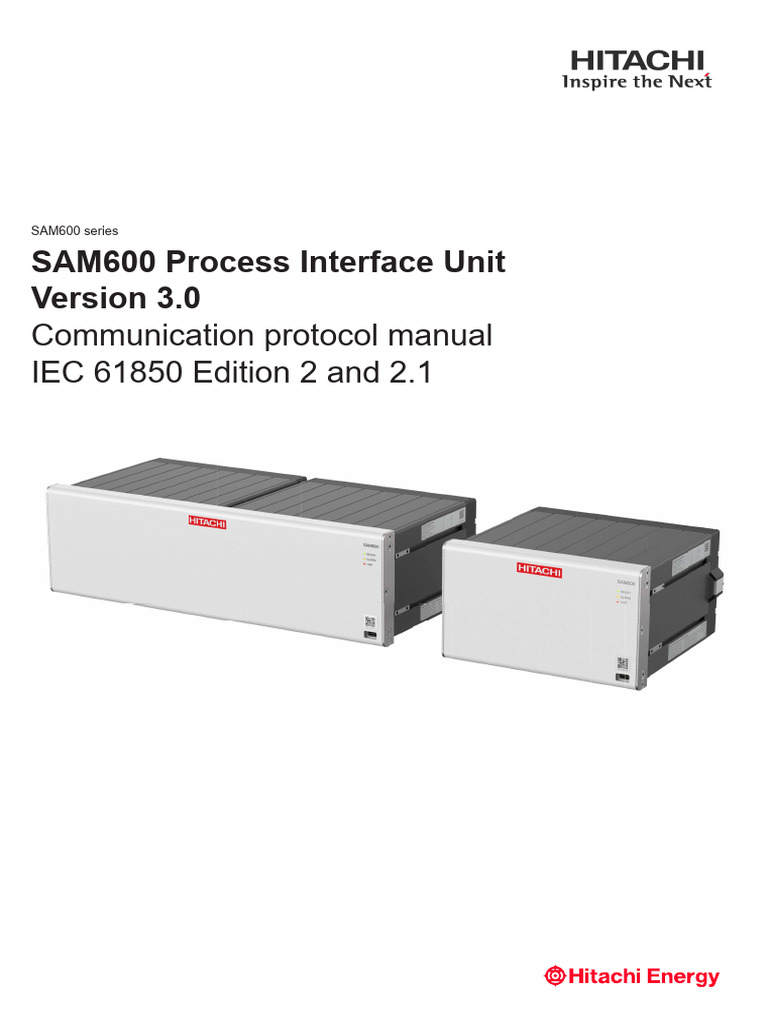 511567-UEN CPM SAM600 3p0 61850e2p0 E2p1 | PDF | Electromagnetic ...