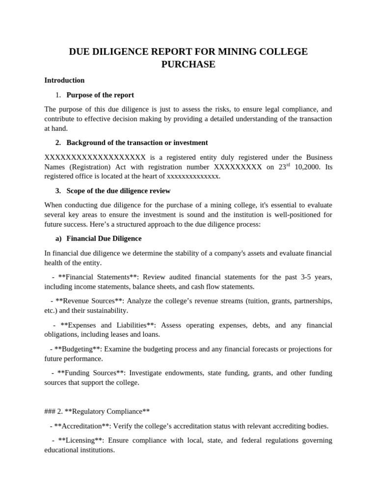 Scribd Due Diligence Report 3 | PDF | Due Diligence | Expense