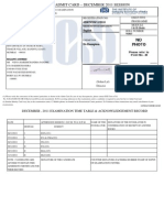 ICSI Admit Card