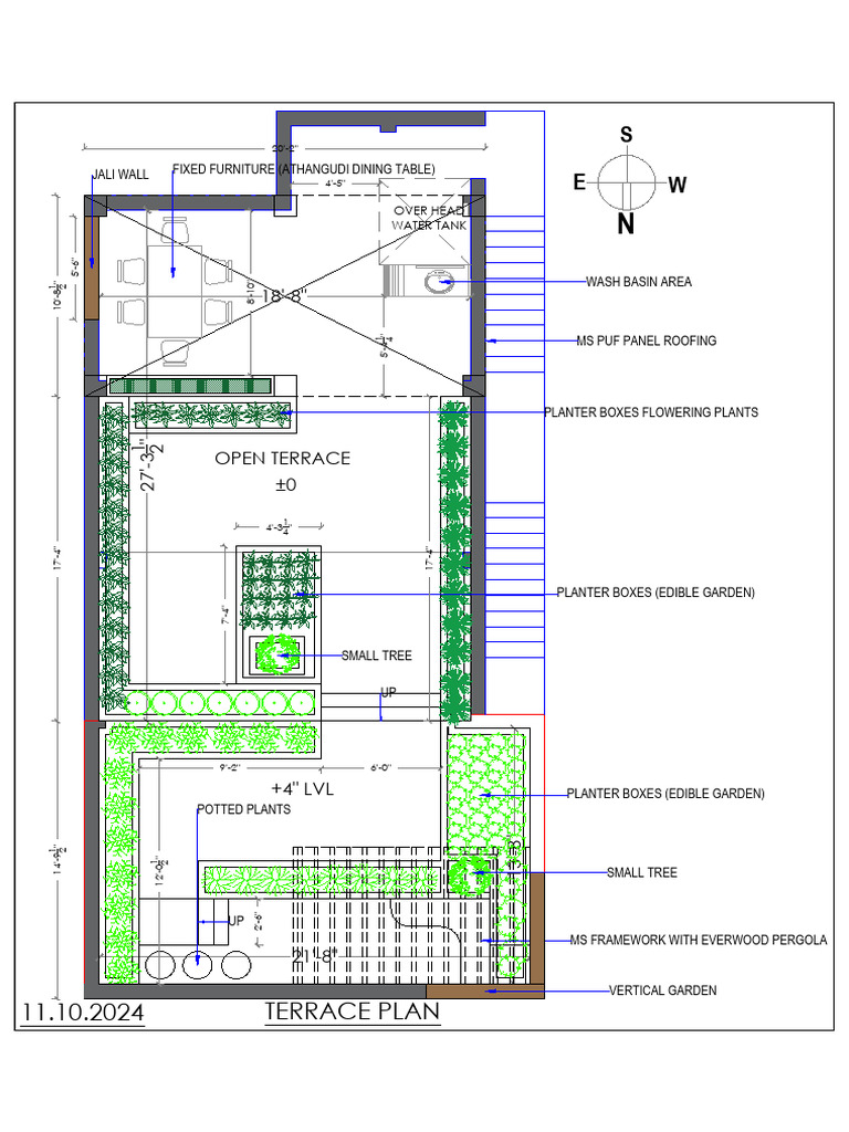 Open Terrace Design with Edible Garden | PDF | Agriculture | Parks
