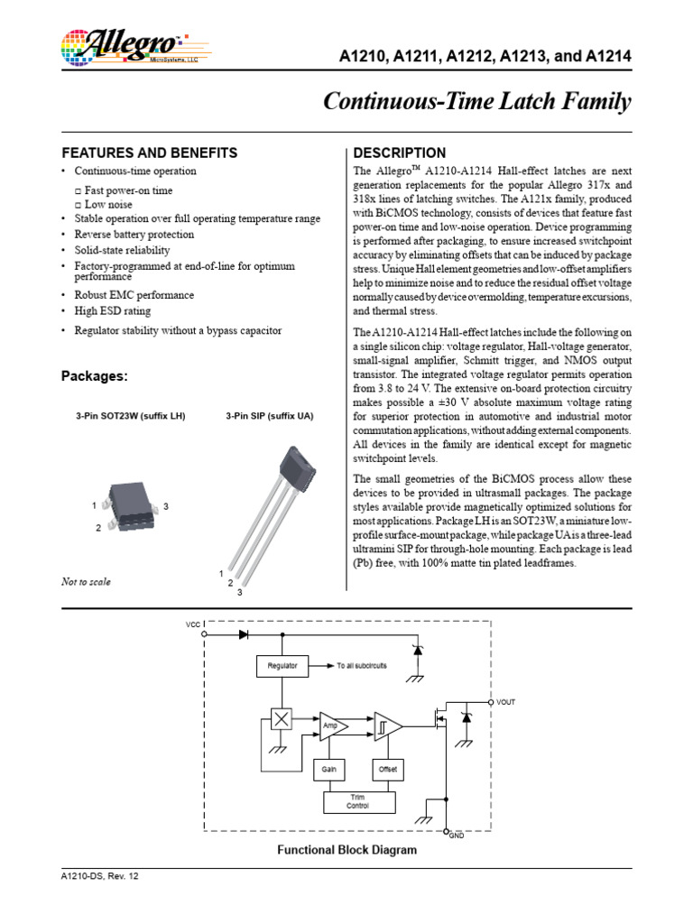 RPM Sensor 0900766b81492563 | PDF | Amplifier | Mosfet
