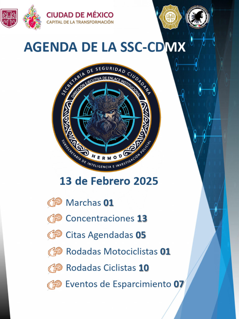 Agenda de Movilizaciones Sociales 13 de Febrero 2025 | PDF | México