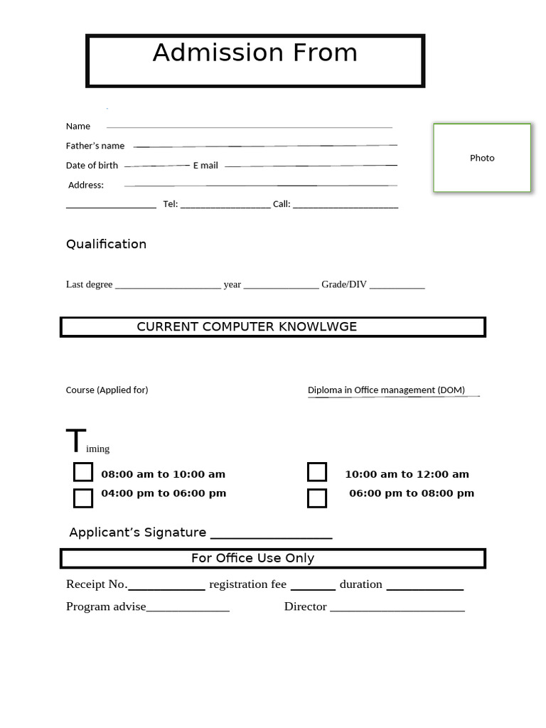 Assignment 6 Registration Form | PDF