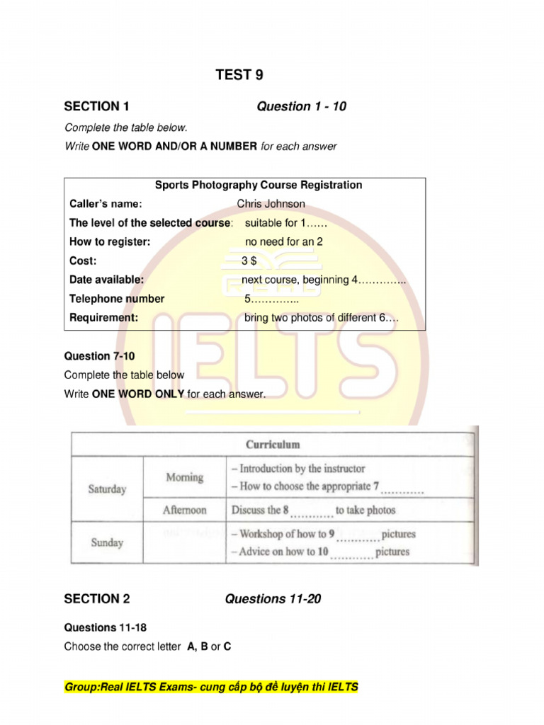 Test 9 | PDF
