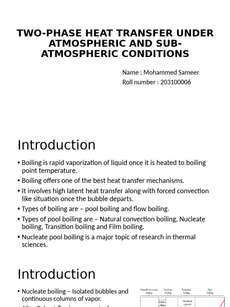 Nucleate Boiling in Low-Pressure Systems | PDF | Boiling | Heat Transfer