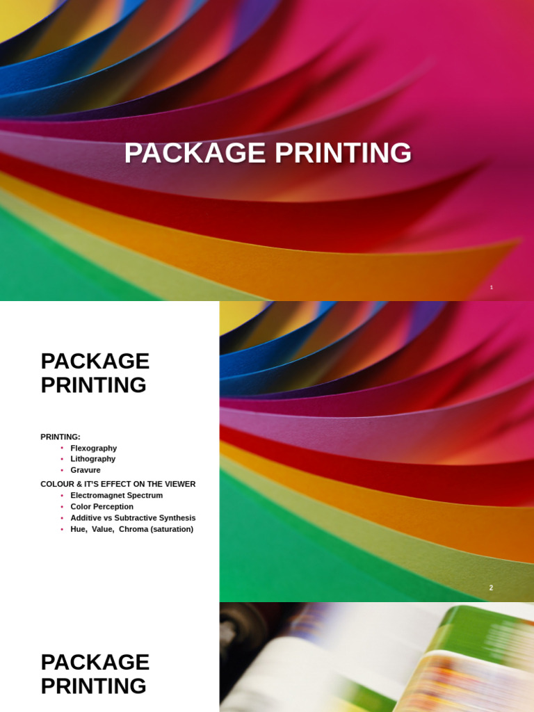 Overview of Package Printing Methods | PDF | Lithography | Printing