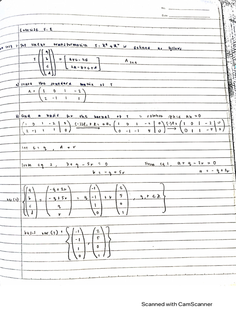Exercise 5.2 | PDF