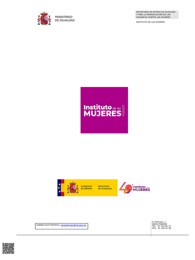 Plan Anual 2024 Instituto de las Mujeres | PDF | Igualdad de género ...